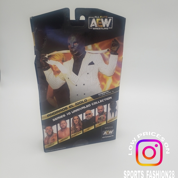 Jazwares AEW Unrivaled Series 10 Andrade El Idolo #86 All Elite Wrestling Figure - Picture 3 of 6
